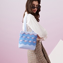 Candy series sour candy small single shoulder knitted bag