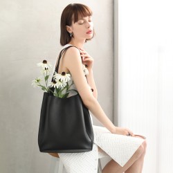 Flower handbag original design tote bag niche soft bag