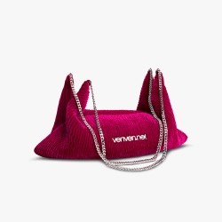 Velvet small chain phone armpit bag