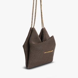Black Gold Series Origami Flower Crossbody Bag, Key Bag, Zero Wallet