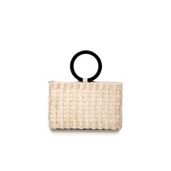 Handmade vacation fashion square straw bag handbag summer new