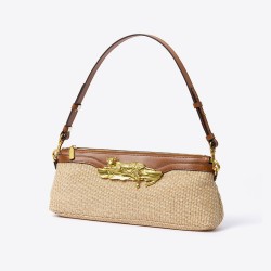 Cannes afternoon lazy cheetah straw armpit bag