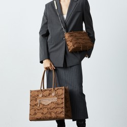 Niche hand-held tote bag women's high-capacity commuter shoulder bag