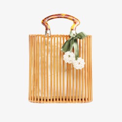Handmade bamboo bag straw bag handbag tide