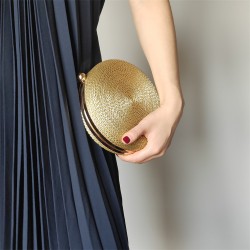 Round box rope acrylic shaped handbag